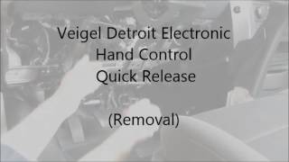 Veigel Detroit Electronic Hand Controls  Quick Release system [upl. by Stagg]