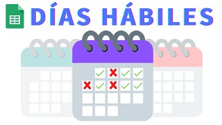 Cómo calcular días hábiles en Google Sheets y Excel [upl. by Readus]