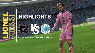 Highlights Inter Miami vs Belgrano [upl. by Eimareg]