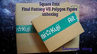 Square Enix Final Fantasy VII Polygon Figure unboxing [upl. by Rowena]