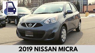 2019 Nissan Micra SV In Depth Walk Around and Review [upl. by Nwadahs804]