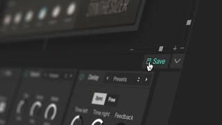 Introducing Saving instrument presets [upl. by Gathard]