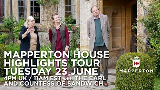 Mapperton House highlights and reflections tour with the Earl and Countess of Sandwich [upl. by Kalb366]