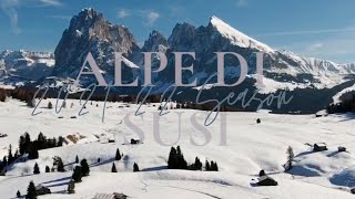 Alpe Di Susi  Seiser Alm 2022 Ski Season [upl. by Aniar]