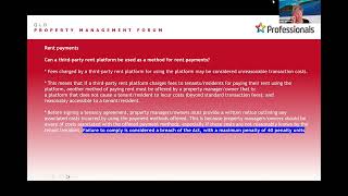 Property Management Webinar with Suzy Spilsbury [upl. by Honniball577]