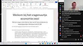 Examen vragenuurtje VWO economie [upl. by Akemat]