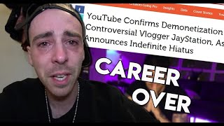 Youtube DESTROYS Jaystations Career Proof [upl. by Ecinaej]