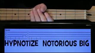 Notorious BIG Hypnotize Guitar Chords Lesson amp Tab Tutorial with Bass Also Herb Alpert Rise [upl. by Ettelrac]