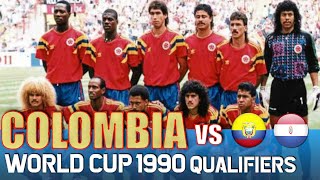 Colombia World Cup 1990 Qualification All Matches Highlights  Road to Italy [upl. by Gabrila587]