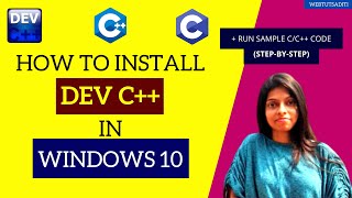 How to Install DEV C in Windows 10 2022 [upl. by Ainahpets]