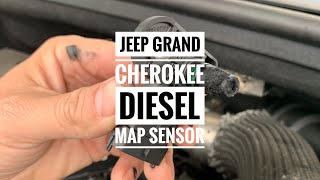 How to  Jeep Grand Cherokee ecoDiesel MAP Sensor Clean  Important Maintenance [upl. by Osithe889]