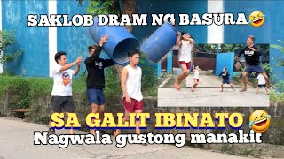 Saklob Drum ng basura Prank PUBLIC PRANK [upl. by Elisha]