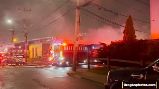 Inwood NY Fire In A Commercial Building [upl. by Ayokal]