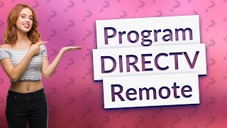 How do I manually program my DIRECTV remote [upl. by Swanhildas]