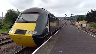 HSTs depart Minehead on Wednesday 7th August [upl. by Ennaitak]