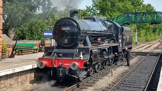 Farewell Leander  45690 tackles the Epping and Ongar Railway 11052024 [upl. by Aeel306]