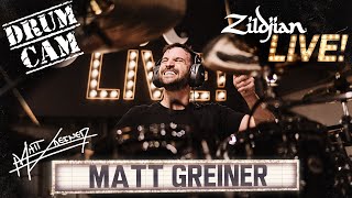 Zildjian LIVE  Matt Greiner Drum Cam [upl. by Eveline]