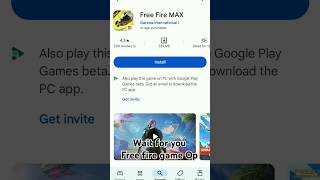 how to install free fire Max 👿 [upl. by Hewie]