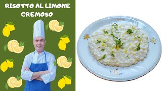 RISOTTO AL LIMONE  Ricetta facile cremoso e economico [upl. by Yrrej172]