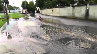 Hochwasser 04062013 Regensburg Regendorf Stand 800 Uhr 290 m [upl. by Vidda]