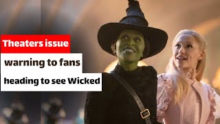 Theaters Enforce No Singing Policy for Wicked Movie Premiere [upl. by Renard]