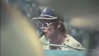 Elton John  Bennie and the jets live at Dodger stadium 1975 [upl. by Armilda847]