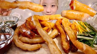 ASMR Grilled Beef Large Intestine【Mukbang Eating Sounds】【English subtitles】 [upl. by Naziaf]