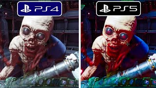 System Shock Remake PS4 vs PS5 Graphics Comparison [upl. by Pressey938]