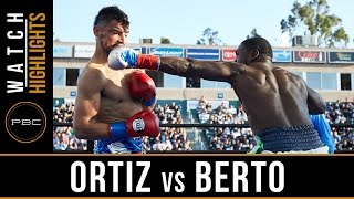 Ortiz vs Berto HIGHLIGHTS April 30 2016  PBC on FOX [upl. by Harrietta331]