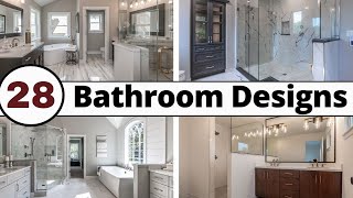 Bathroom Remodel Ideas 28 Beautiful Designs for Some Remodeling Inspiration [upl. by Leahcimrej]