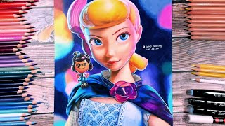 Drawing bopeep from toystory4  by CanoDrawing [upl. by Berty341]