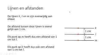 Lijnen en afstanden 2 HAVOVWO [upl. by Ycram]