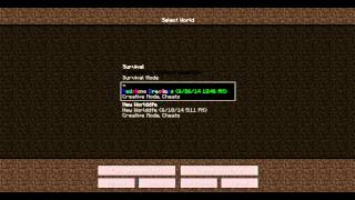 How to make your world names COLORED in Minecraft [upl. by Axela748]