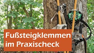 T5 Klettern Geocaching  Ausrüstung Vergleich Fußsteigklemmen [upl. by Patrich95]