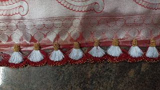 easy saree kuchululatest model saree kuchulu kuchulu making at home teluguLifeofAmmu [upl. by Manno]