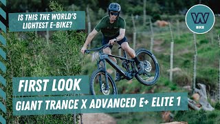 Giant Trance X Advanced E Elite 1  First Look  Topline Review [upl. by Annodahs615]