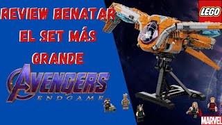 LEGO nave de los guardianes  Benatar  Review  Minifigs And Bricks Marvel [upl. by Asilem]