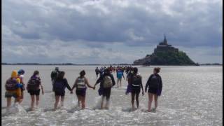 Aumônerie 4ème Mont Saint Michel Pontmain 2017 [upl. by Neema711]