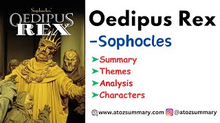 Oedipus Rex by Sophocles Summary Analysis Characters amp Themes [upl. by Euqirdor]