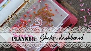 Scrap my planner  Flamingo shaker dashboard ♥ [upl. by Grazia883]