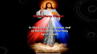 Divine Mercy Chaplet with text and Encouragement PrayerPRAY DAILY Juliet Rasco [upl. by Atinod787]