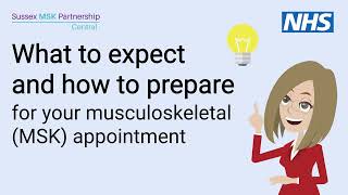 What to Expect and How to Prepare for your Musculoskeletal Appointment [upl. by Cathi]