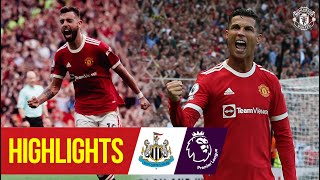 Ronaldo strikes as United hit Newcastle for four  Highlights  Manchester United 41 Newcastle [upl. by Burroughs223]