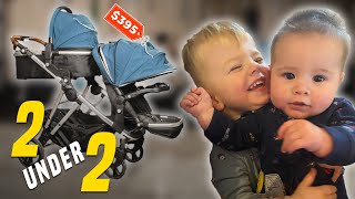 Mockingbird SingletoDouble Stroller In Depth Review for Two Under Two [upl. by Akirehc]