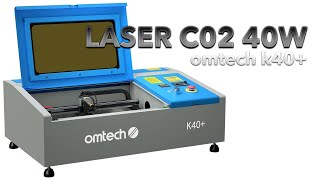 LASER CO2  OMTECH K40 Unboxing [upl. by Akenaj]