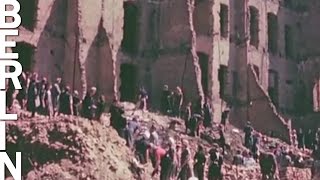 Berlin and Potsdam 1945  aftermath HD 1080p color footage [upl. by Nosnaj250]