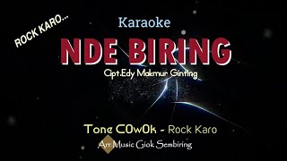 NDE BIRING  ROCK KARO  KARAOKE [upl. by Aryaz]