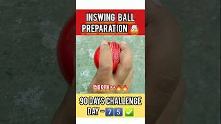 INSWING BALL SPEED TRICKS ✅️  150KPH BOWLING TIPS 🔥 shorts bowling cricket fastbowling swing [upl. by Mayrim]