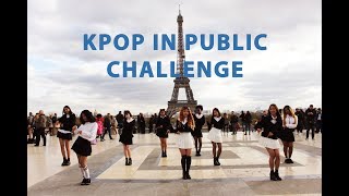 DANCING TO KPOP IN PUBLIC PARIS TWICE트와이스  LIKEY dance cover by RISIN CREW from France [upl. by Ayhdiv]