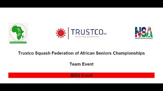 Trustco Squash Federation of African Seniors Championships Game 1 [upl. by Laris960]